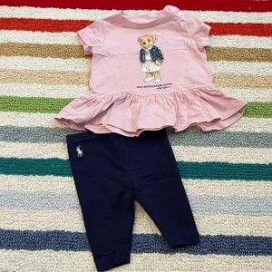 Polo Ralph Lauren girls two piece set